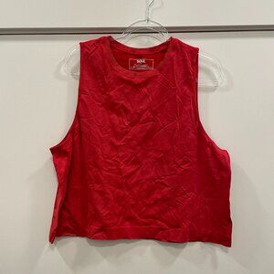 SoulCycle Red Sleeveless Tank Top - Size L